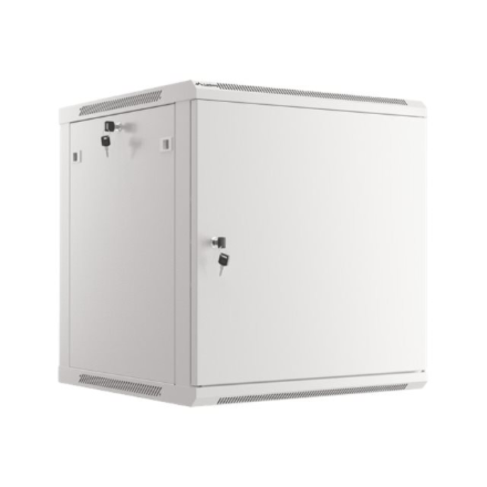 Lanberg , Rack cabinet 19 wall-mount 12U/600x600 for self-assembly with metal door (flat pack) , WF01-6612-00S , Grey
