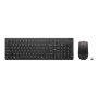 Lenovo Essential , Keyboard and Mouse Combo , Wireless , Russian/Cyrillic , Black