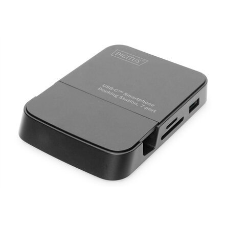 Digitus USB-C Smartphone Docking Station, 7 Port , DA-70882 , USB 3.0 (3.1 Gen 1) ports quantity 1 , USB 2.0 ports quantity 2 , HDMI ports quantity 1