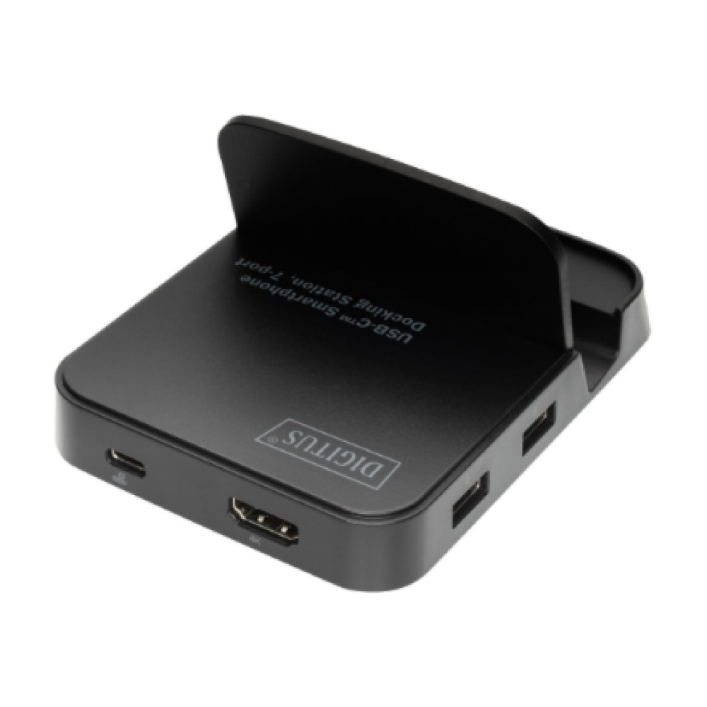 Digitus USB-C Smartphone Docking Station, 7 Port , DA-70882 , USB 3.0 (3.1 Gen 1) ports quantity 1 , USB 2.0 ports quantity 2 , HDMI ports quantity 1
