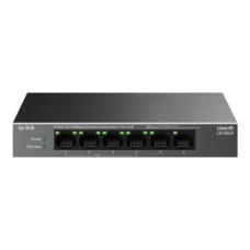 TP-LINK , 6-Port 10/100 Mbps Desktop Switch with 4-Port PoE , LS106LP , Unmanaged , Desktop