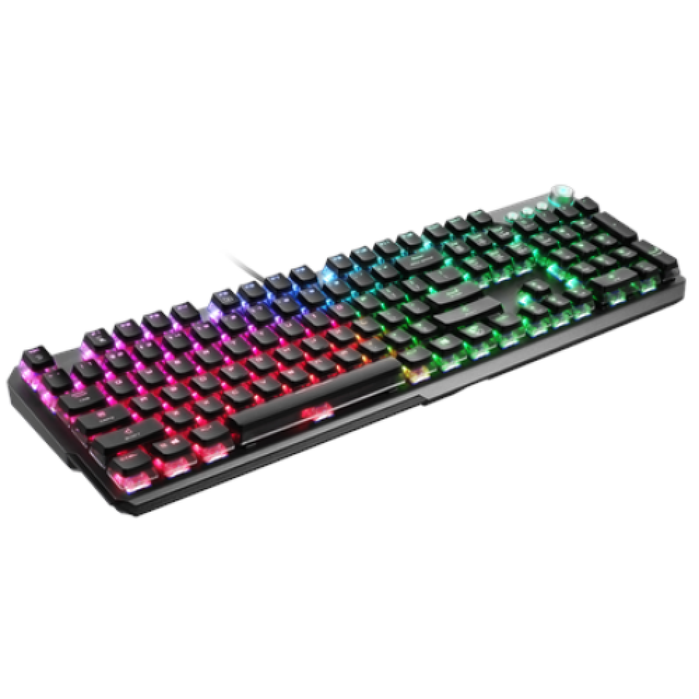 MSI , Gaming Keyboard , VIGOR GK71 SONIC BLUE , Gaming Keyboard , Wired , RGB LED light , US , Black , Numeric keypad , Blue Switches