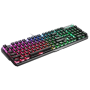 MSI , Gaming Keyboard , VIGOR GK71 SONIC BLUE , Gaming Keyboard , Wired , RGB LED light , US , Black , Numeric keypad , Blue Switches