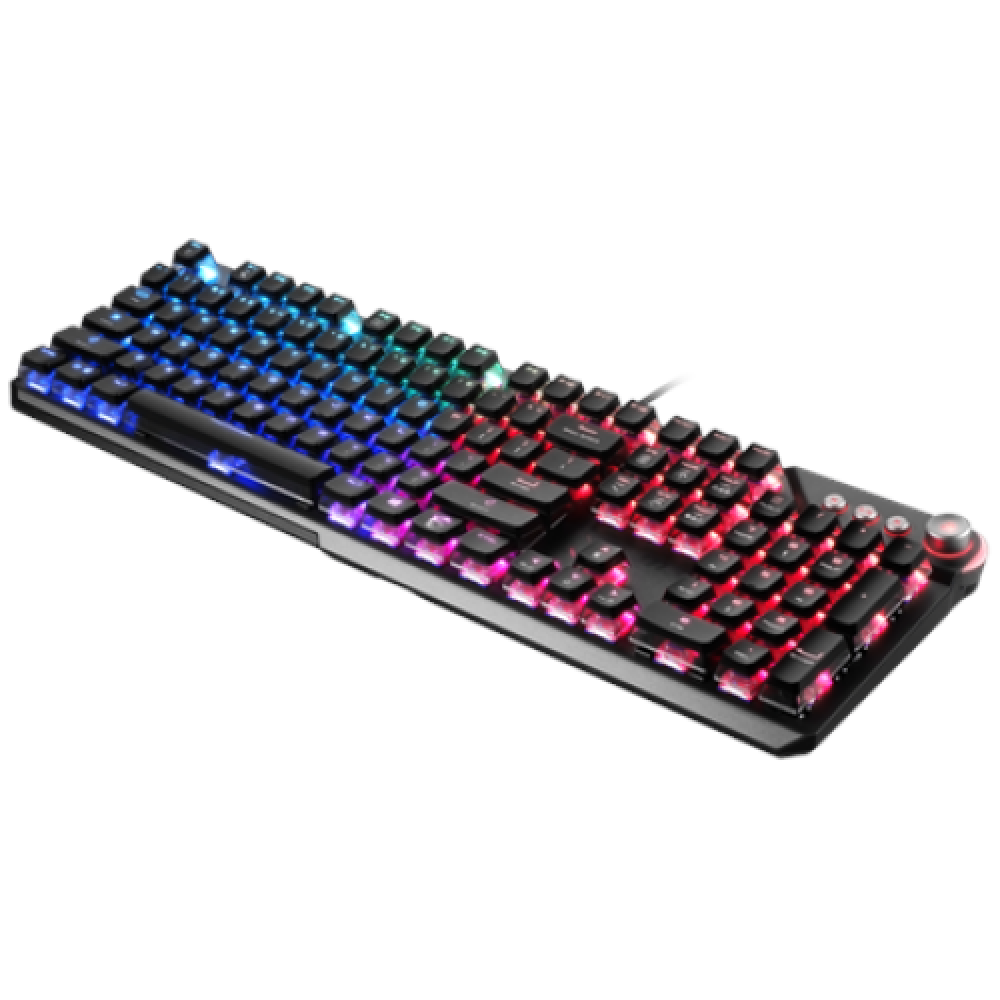 MSI , Gaming Keyboard , VIGOR GK71 SONIC BLUE , Gaming Keyboard , Wired , RGB LED light , US , Black , Numeric keypad , Blue Switches
