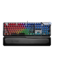 MSI , Gaming Keyboard , VIGOR GK71 SONIC BLUE , Gaming Keyboard , RGB LED light , US , Wired , Black , Numeric keypad , Blue Switches