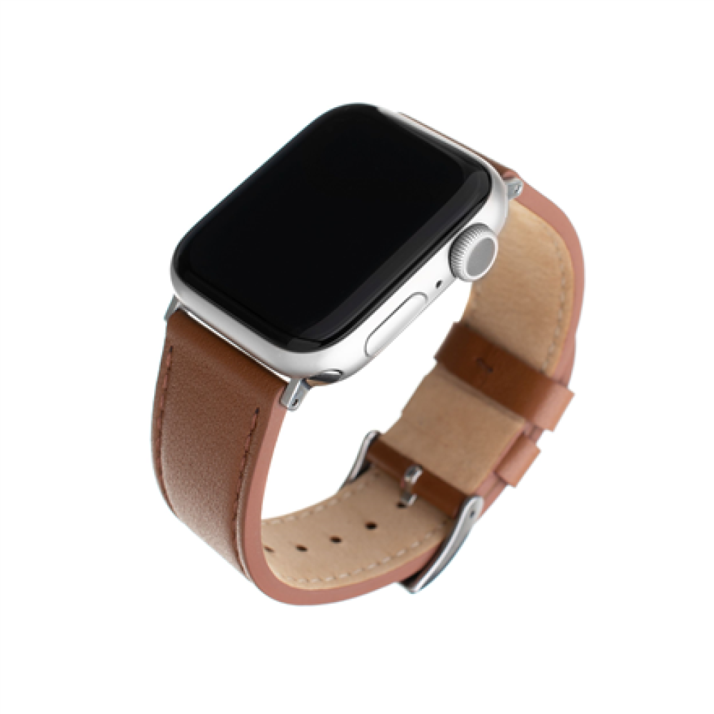 Fixed , Strap for Apple Watch 42/44/45/46/49mm , Brown , Leather