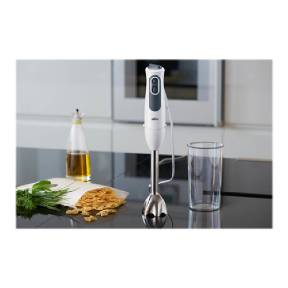 Braun , Hand Blender , MQ 3135 MultiQuick 3 Vario , Hand Blender , 750 W , Number of speeds 11 , Turbo mode , Chopper , White