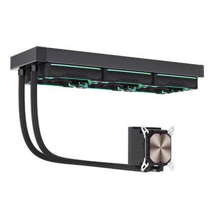 Gamemax CPU Liquid Cooler , HAILSTORM 360 LCD BK , Black