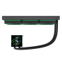 Gamemax CPU Liquid Cooler , HAILSTORM 360 LCD BK , Black