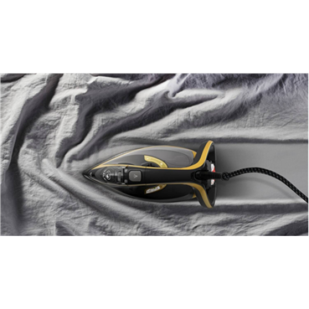 TEFAL , FV5696E1 , Steam Iron , 3000 W , Water tank capacity 300 ml , Continuous steam 50 g/min , Steam boost performance 270 g/min , Black/Golden