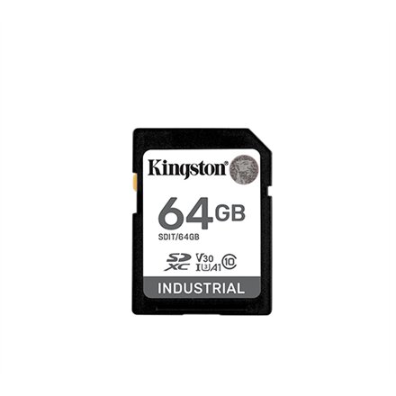Kingston , Memory Card , SDIT/64GB , 64 GB , SD , Flash memory class Class 10, UHS-I, U3, V30, A1