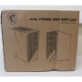 SALE OUT. MSI MAG FORGE 120A AIRFLOW , PC Case , MAG FORGE 120A AIRFLOW , Side window , Black , Mid-Tower , DAMAGED PACKAGING , Power supply included No , ATX