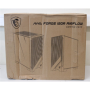 SALE OUT. MSI MAG FORGE 120A AIRFLOW , PC Case , MAG FORGE 120A AIRFLOW , Side window , Black , Mid-Tower , DAMAGED PACKAGING , Power supply included No , ATX