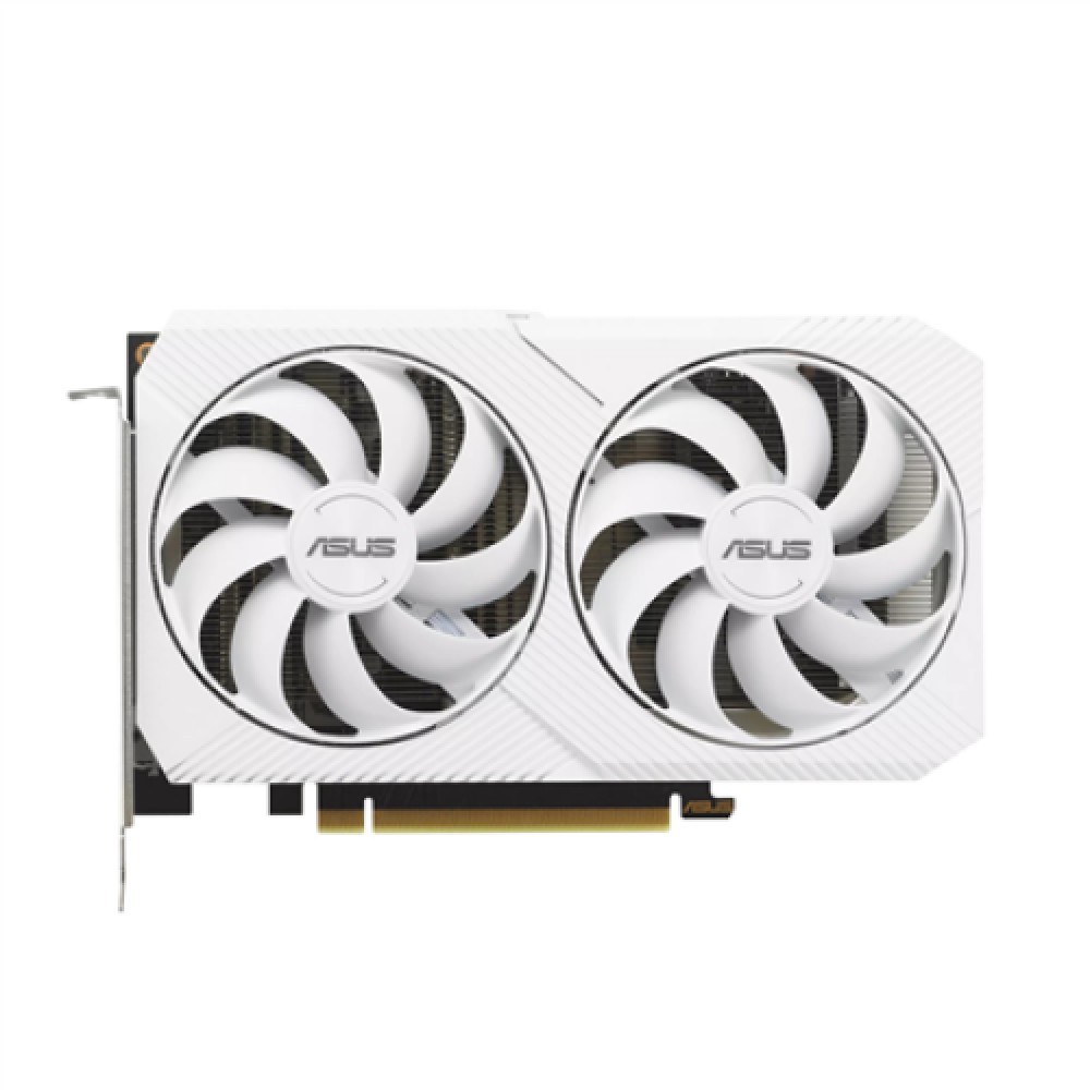 Asus DUAL-RTX3060-O8G-WHITE NVIDIA, 8 GB, GeForce RTX 3060, GDDR6, PCI Express 4.0, HDMI ports quantity 1, Memory clock speed 15000 MHz
