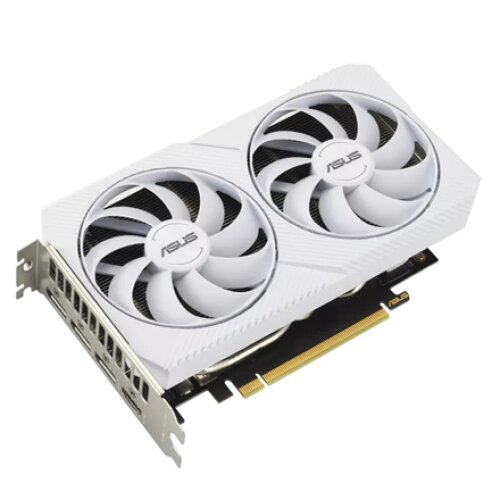Asus DUAL-RTX3060-O8G-WHITE NVIDIA, 8 GB, GeForce RTX 3060, GDDR6, PCI Express 4.0, HDMI ports quantity 1, Memory clock speed 15000 MHz