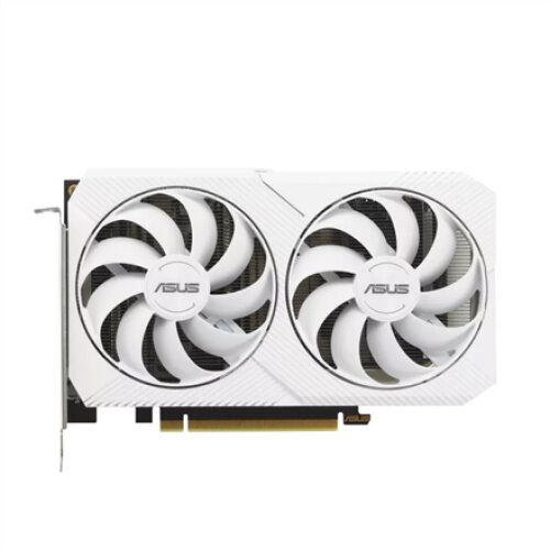 Asus DUAL-RTX3060-O8G-WHITE NVIDIA, 8 GB, GeForce RTX 3060, GDDR6, PCI Express 4.0, HDMI ports quantity 1, Memory clock speed 15000 MHz