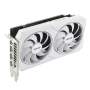 Asus DUAL-RTX3060-O8G-WHITE NVIDIA, 8 GB, GeForce RTX 3060, GDDR6, PCI Express 4.0, HDMI ports quantity 1, Memory clock speed 15000 MHz
