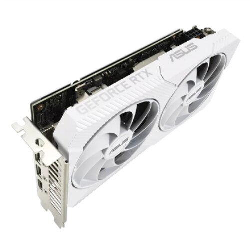 Asus DUAL-RTX3060-O8G-WHITE NVIDIA, 8 GB, GeForce RTX 3060, GDDR6, PCI Express 4.0, HDMI ports quantity 1, Memory clock speed 15000 MHz