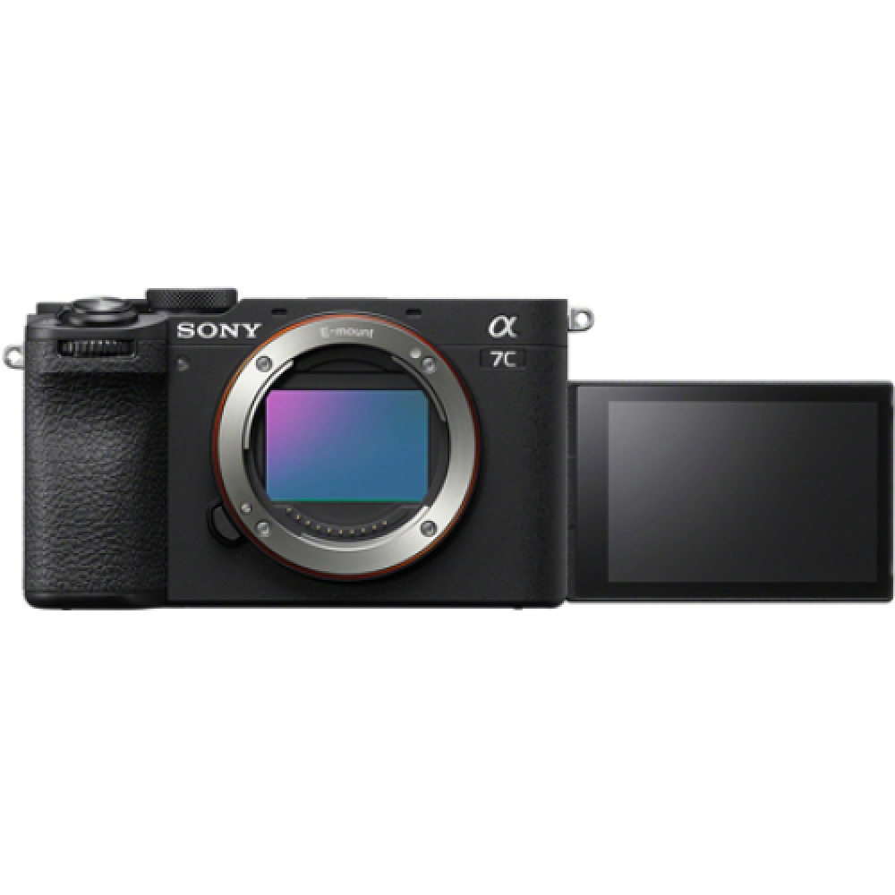 Mirrorless Camera Kit , Black , Fast Hybrid AF , ISO 204800 , Magnification 0.70 x , 33 MP , Full-Frame Camera kit with 28-60mm Lens , Alpha A7C II , CMOS , Viewfinder , Wi-Fi