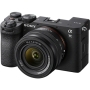 Mirrorless Camera Kit , Black , Fast Hybrid AF , ISO 204800 , Magnification 0.70 x , 33 MP , Full-Frame Camera kit with 28-60mm Lens , Alpha A7C II , CMOS , Viewfinder , Wi-Fi