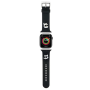 Karl Lagerfeld , Apple Watch Strap KLAWLSLKCNK , Black , Silicone/Stainless Steel