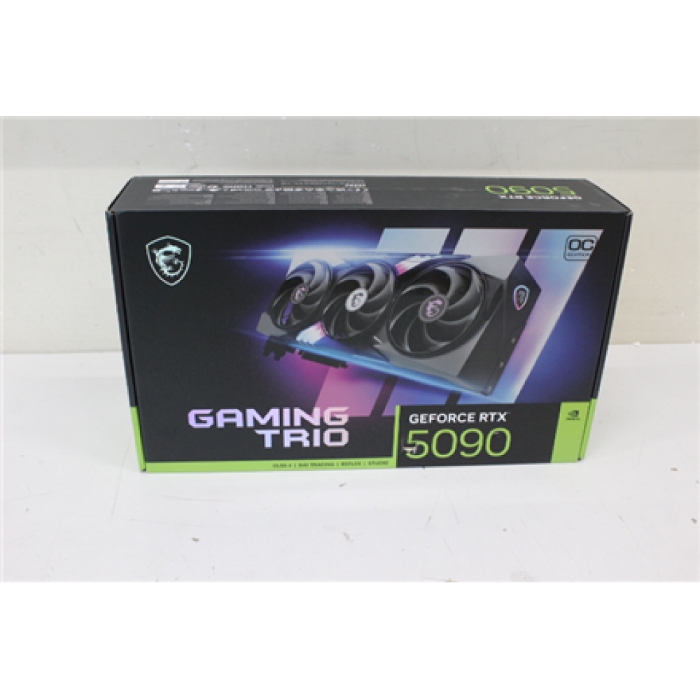 SALE OUT. , MSI GeForce RTX 5090 32G GAMING TRIO OC , NVIDIA , 32 GB , GeForce RTX 5090 , GDDR7 , DAMAGED PACKAGING , HDMI ports quantity 1 , PCI Express Gen 5