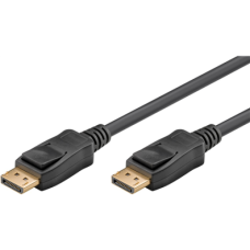 Goobay , Black , DisplayPort connector cable 2.0 , DP to DP , 2 m