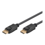 Goobay , Black , DisplayPort connector cable 2.0 , DP to DP , 2 m