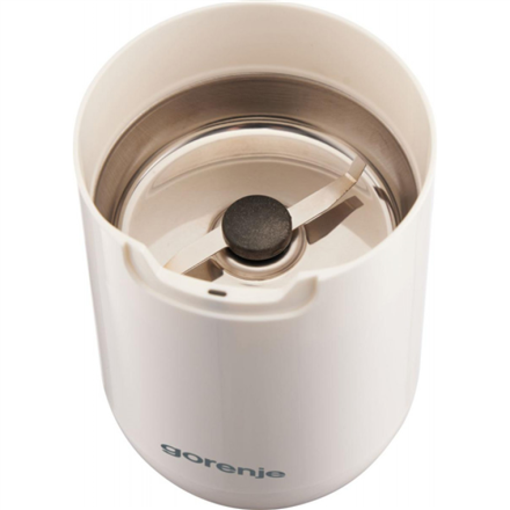 Gorenje , Coffee Grinder , SMK150SW , 150 W , Coffee beans capacity 45 g , Lid safety switch , White