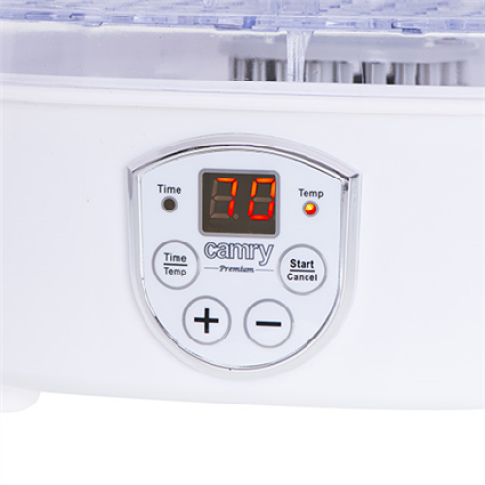 Camry , Food Dehydrator , CR 6659 , Power 240 W , Number of trays 5 , Temperature control , Integrated timer , White