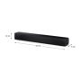 Sharp Compact 2.0 Soundbar , HT-SB121 , 120 W , Bluetooth , Black , Wireless connection