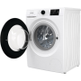 Gorenje , Washing Machine , WNEI84BS , Energy efficiency class B , Front loading , Washing capacity 8 kg , 1400 RPM , Depth 54.5 cm , Width 60 cm , Display , LED , Steam function , Self-cleaning , White