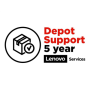 Lenovo , Warranty , 5Y Depot (Upgrade from 1Y Depot) , 5 year(s) , Yes , Carry-in