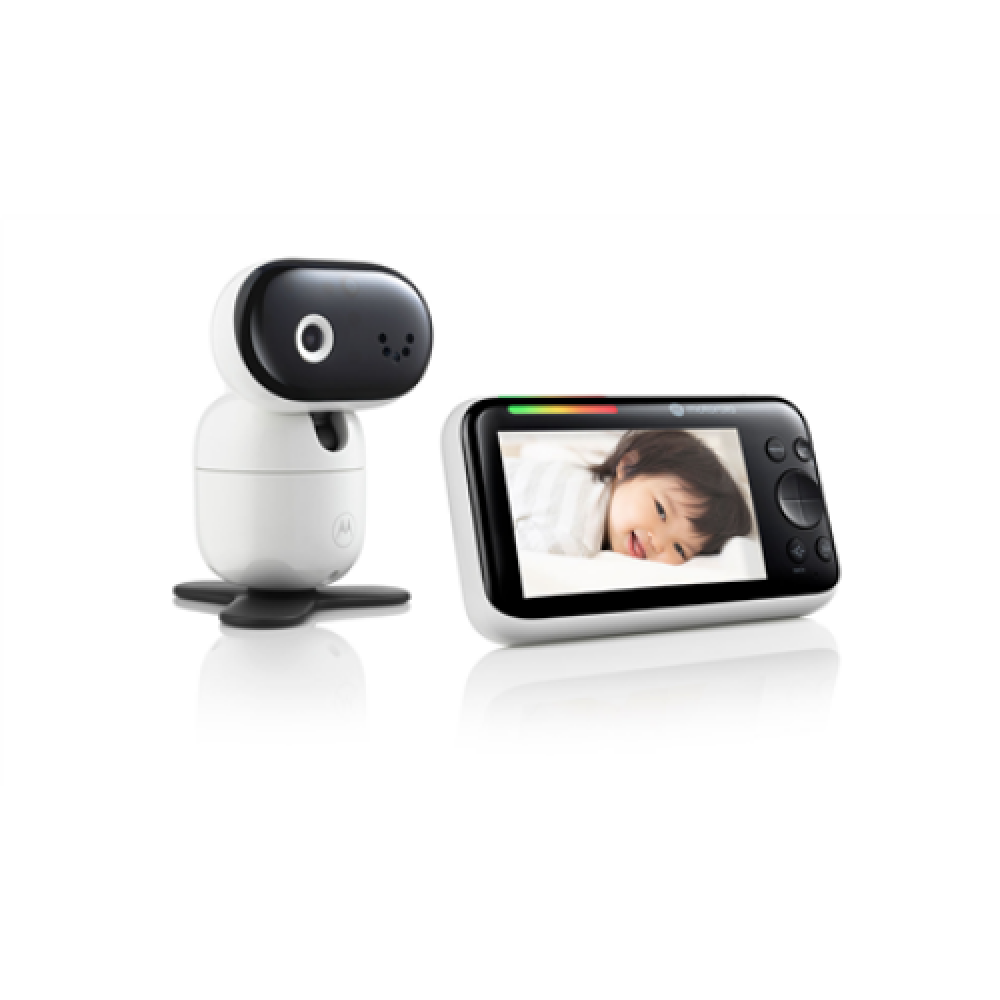 Motorola PIP1610 HD CONNECT 5.0 Wi-Fi HD Motorized Video Baby Monitor, White/Black , Motorola , Wi-Fi HD Motorized Video Baby Monitor , PIP1610 HD CONNECT 5.0 , 5.0” IPS color display with HD 1280 x 720px resolution; Remote pan, tilt and zoom; Two-way tal
