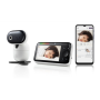 Motorola PIP1610 HD CONNECT 5.0 Wi-Fi HD Motorized Video Baby Monitor, White/Black , Motorola , Wi-Fi HD Motorized Video Baby Monitor , PIP1610 HD CONNECT 5.0 , 5.0” IPS color display with HD 1280 x 720px resolution; Remote pan, tilt and zoom; Two-way tal