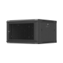 Lanberg Wall mounted installation cabinet 19 6U 600X600 , WF01-6606-23B , Black