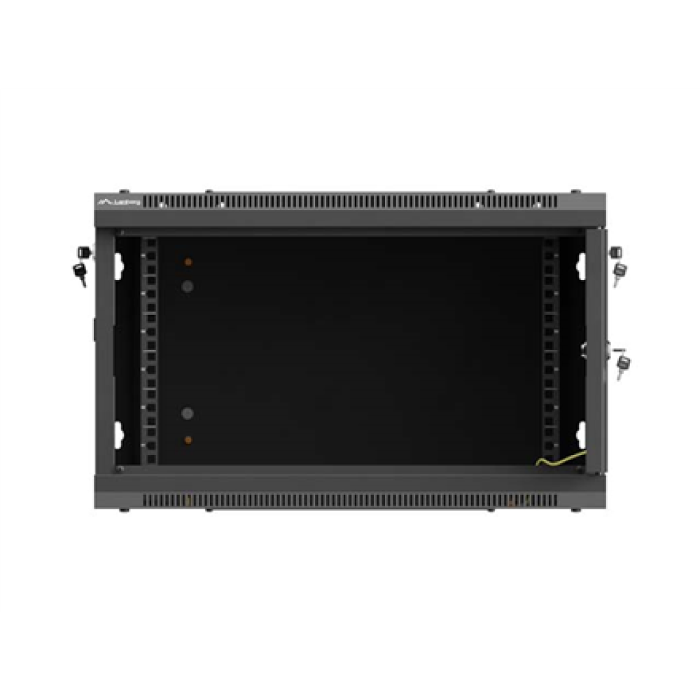 Lanberg Wall mounted installation cabinet 19 6U 600X600 , WF01-6606-23B , Black