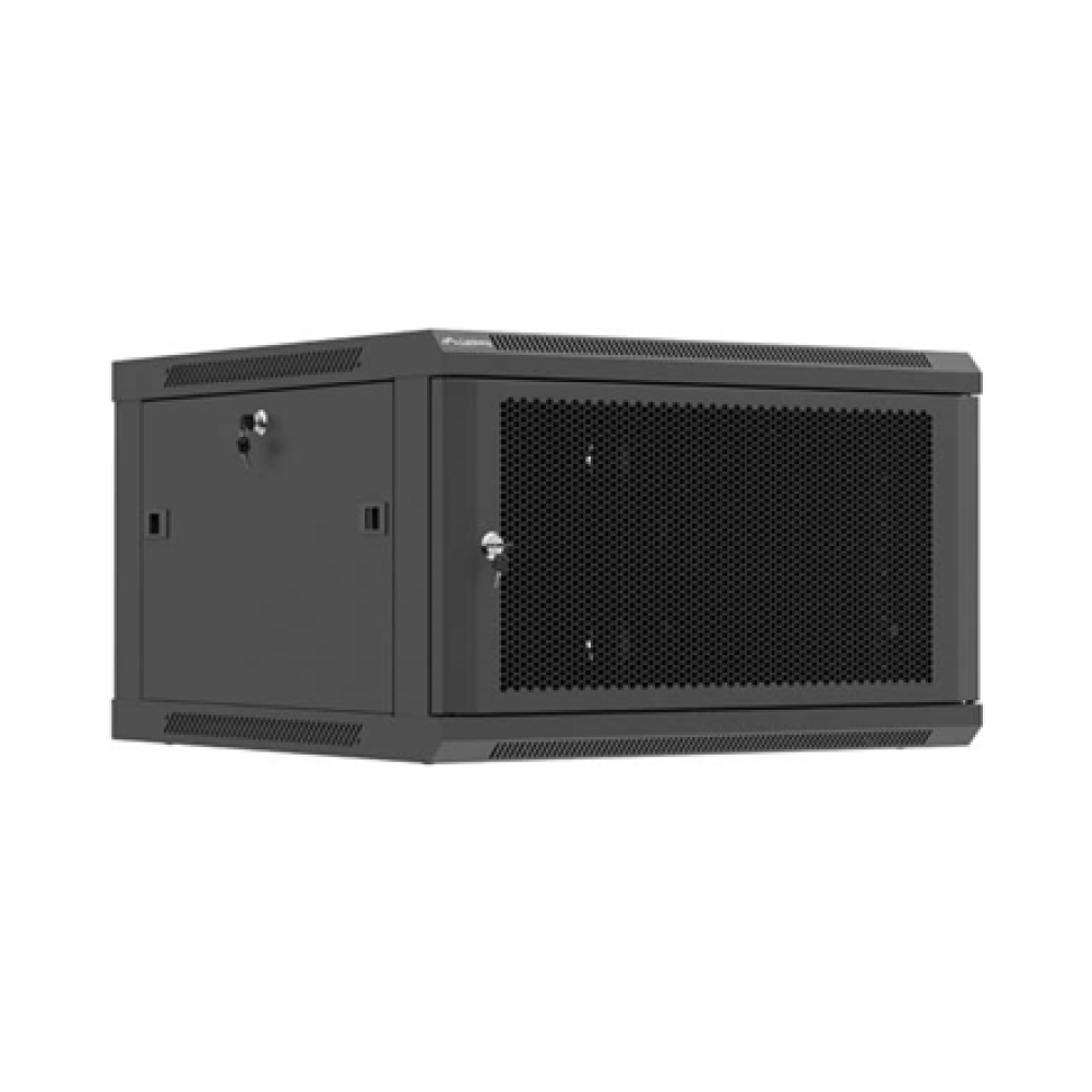 Lanberg Wall mounted installation cabinet 19 6U 600X600 , WF01-6606-23B , Black