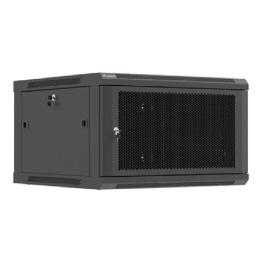 Lanberg Wall mounted installation cabinet 19 6U 600X600 , WF01-6606-23B , Black