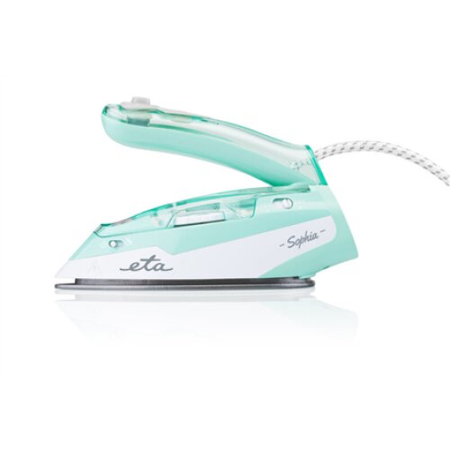 ETA , ETA127190000 Sophia , Steam Travel Iron , 1100 W , Water tank capacity 80 ml , Continuous steam 30 g/min , Steam boost performance 50 g/min , Green/White