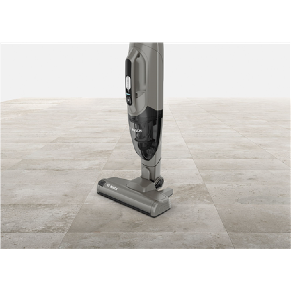 Bosch , Vacuum cleaner , Readyyy Serie 2 BBHF214G , Cordless operating , Handstick and Handheld , - W , 14.4 V , Operating time (max) 35 min , Grey , Warranty 24 month(s) , Battery warranty 24 month(s)