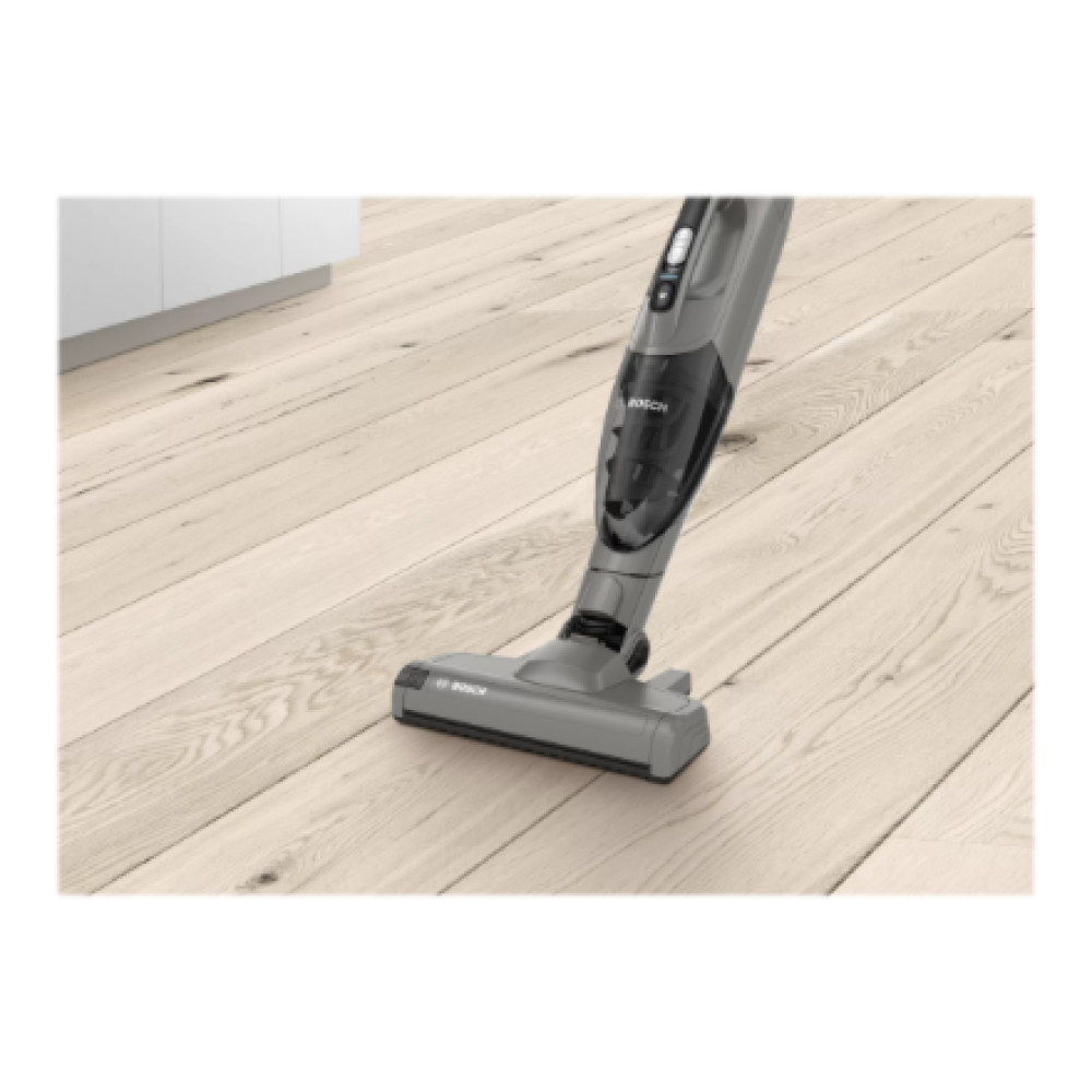 Bosch , Vacuum cleaner , Readyyy Serie 2 BBHF214G , Cordless operating , Handstick and Handheld , - W , 14.4 V , Operating time (max) 35 min , Grey , Warranty 24 month(s) , Battery warranty 24 month(s)