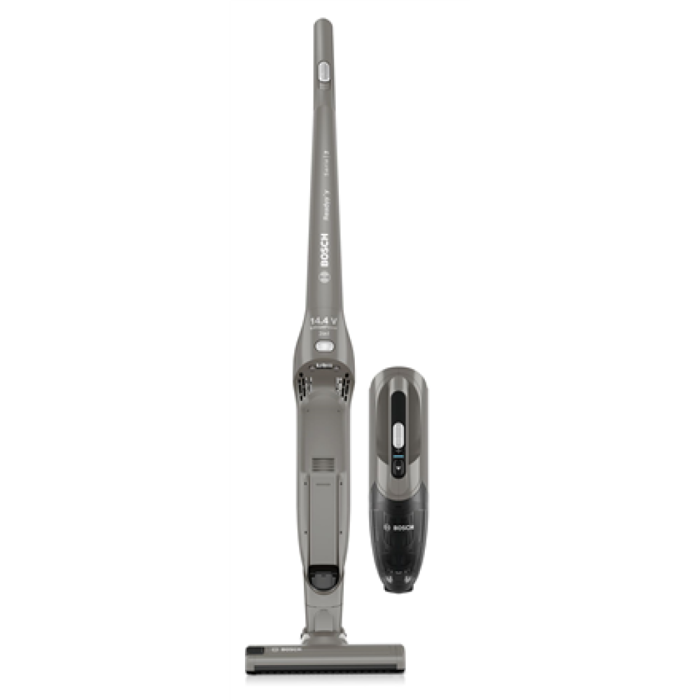 Bosch , Vacuum cleaner , Readyyy Serie 2 BBHF214G , Cordless operating , Handstick and Handheld , - W , 14.4 V , Operating time (max) 35 min , Grey , Warranty 24 month(s) , Battery warranty 24 month(s)