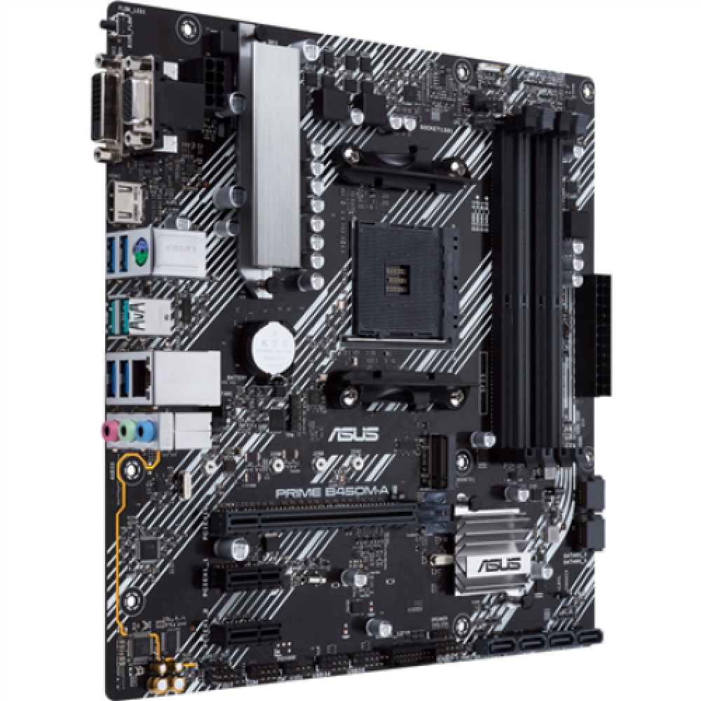 Asus , PRIME B450M-A II , Processor family AMD , Processor socket AM4 , DDR4 , Memory slots 4 , Number of SATA connectors 6 x SATA III , Chipset AMD B , Micro ATX