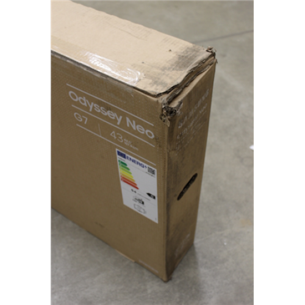 SALE OUT. , Samsung , Odyssey Neo G7 G70NC , LS43CG700NUXEN , 43 , VA , UHD , 16:9 , 1 ms , 400 cd/m² , Black/White , DAMAGED PACKAGING , HDMI ports quantity 2 , 144 Hz