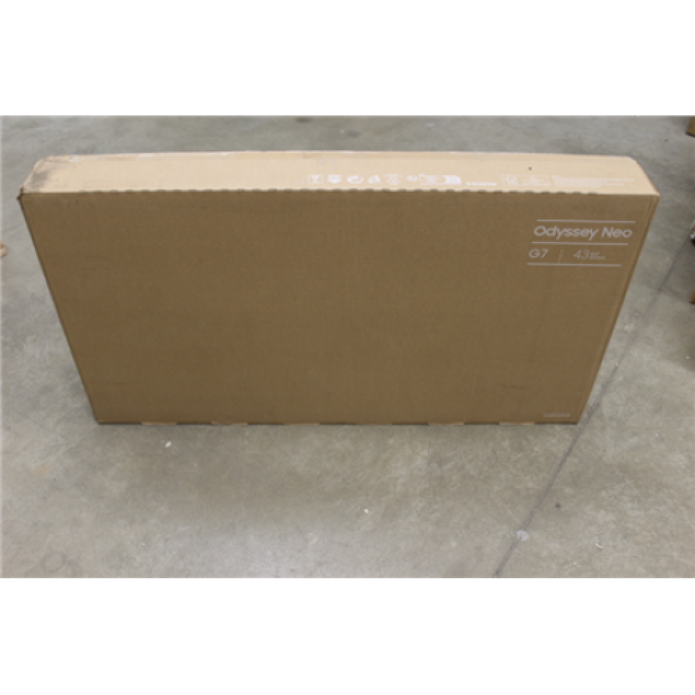 SALE OUT. , Samsung , Odyssey Neo G7 G70NC , LS43CG700NUXEN , 43 , VA , UHD , 16:9 , 1 ms , 400 cd/m² , Black/White , DAMAGED PACKAGING , HDMI ports quantity 2 , 144 Hz