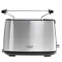 Adler , AD 3214 , Toaster , Power 750 W , Number of slots 2 , Housing material Stainless steel , Silver