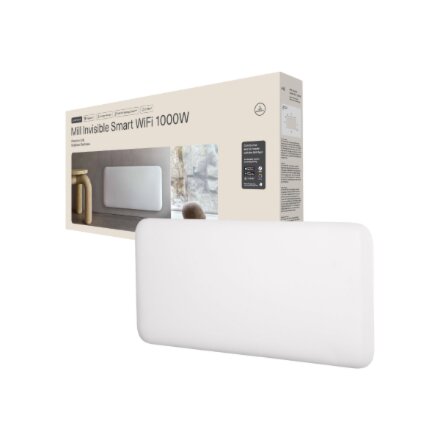 Mill Invisible Smart WiFi Heater , PA1000WIFI4 , Panel Heater , 1000 W , Suitable for rooms up to 12-16 m² , White , IPX4