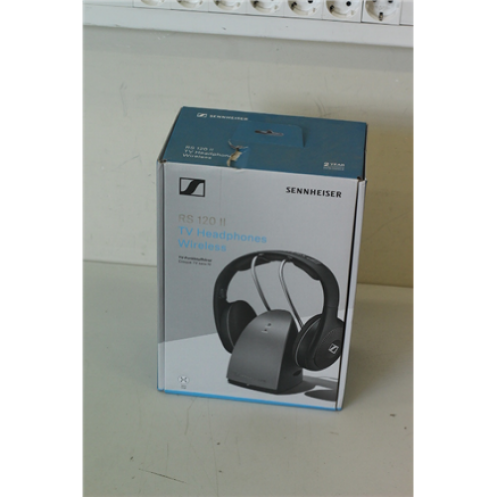 SALE OUT. SENNHEISER RS120 II Headphone system, Wireless, Black Sennheiser Headphone system RS 120 II DAMAGED PACKAGING, Over-ear, Wireless, Silver / Black