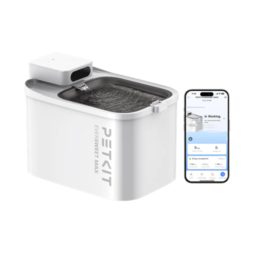 PETKIT Drinking Fountain , Eversweet Max UVC , Capacity 3 L , Material Food-grade ABS , White